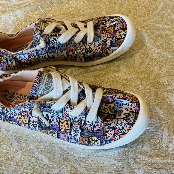 Skechers Women's BOBS Beach Bingo Kitty Cruiser Shoe size 7.5 - Picture 2 of 9